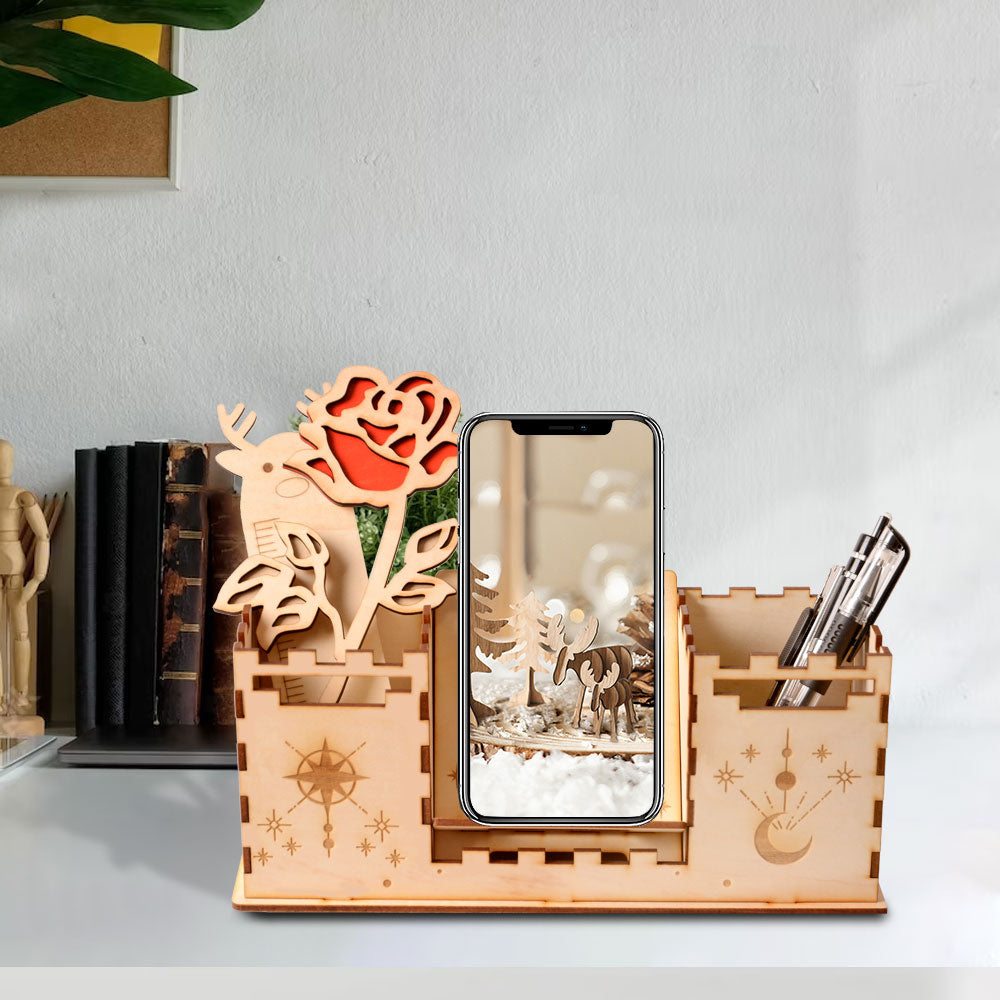 Celestial Phone and Pen Holder