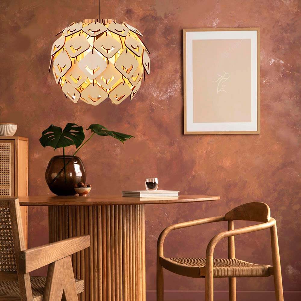 Wooden Assembled Lamp 4