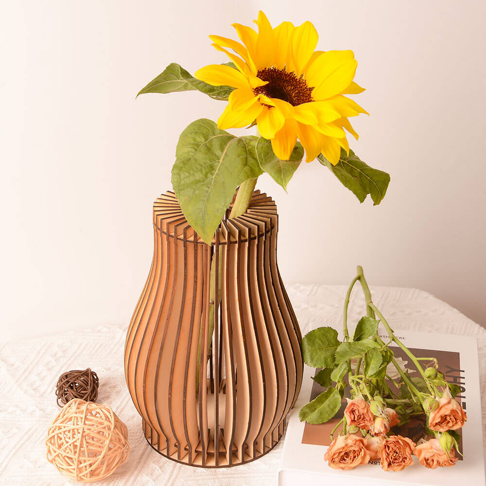 Wooden Assembled Vase 2