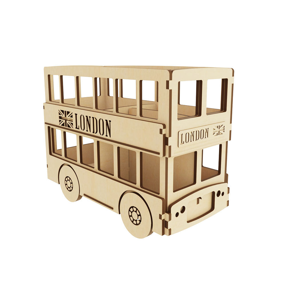 Double Decker Bus Pen Holder