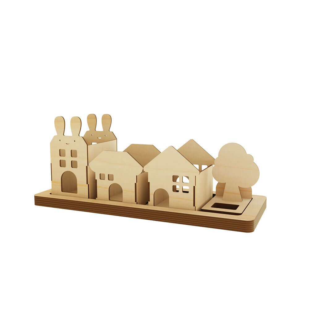 Townhouse Pen Holder Desktop Organizer
