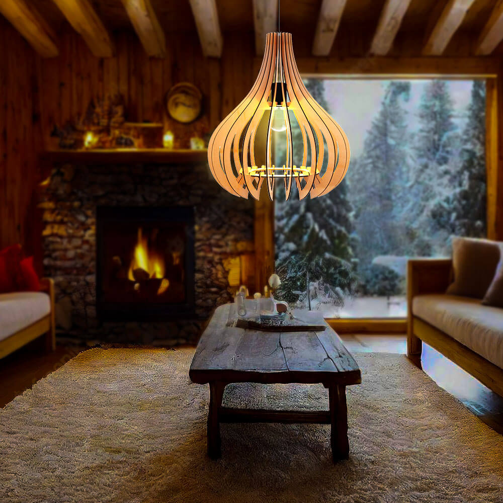 Wooden Assembled Lamp 6