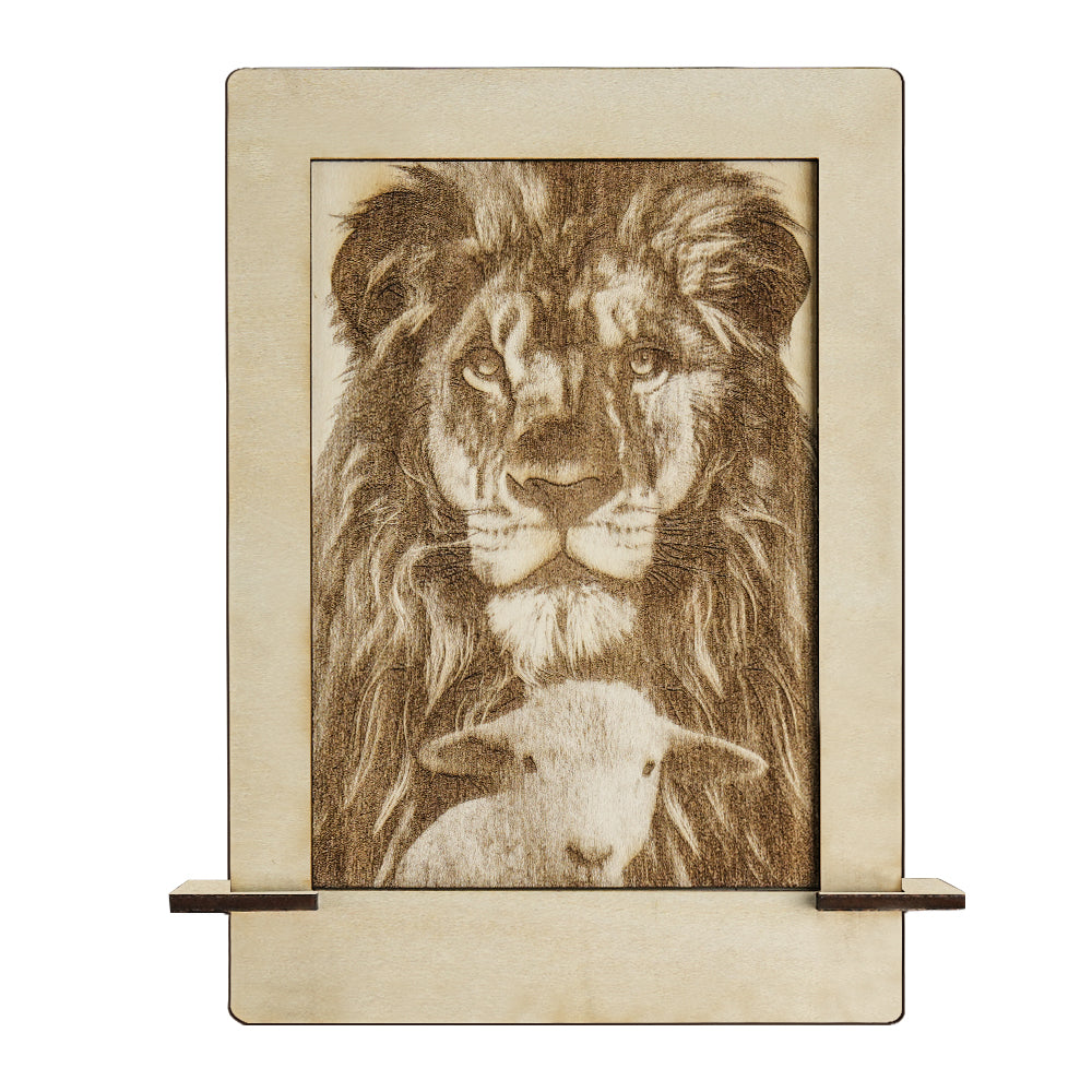 Lion and Lamb Photo Frame
