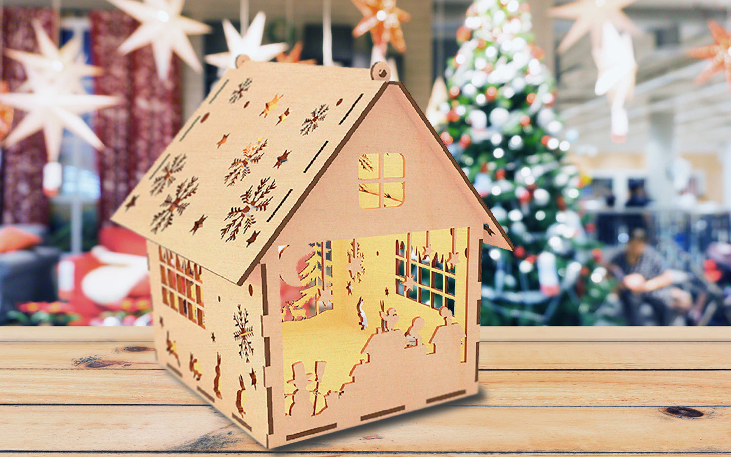 Christmas House Lanterns 02