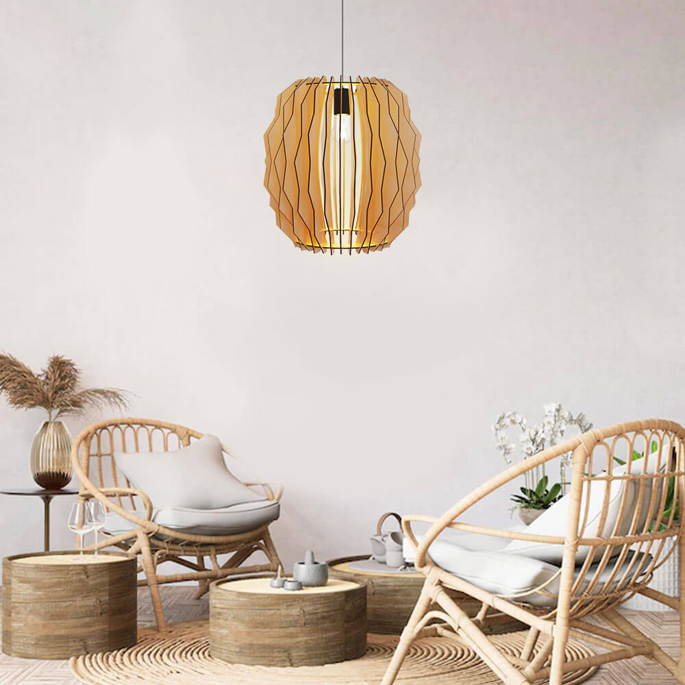 Wooden Assembled Lamp 1