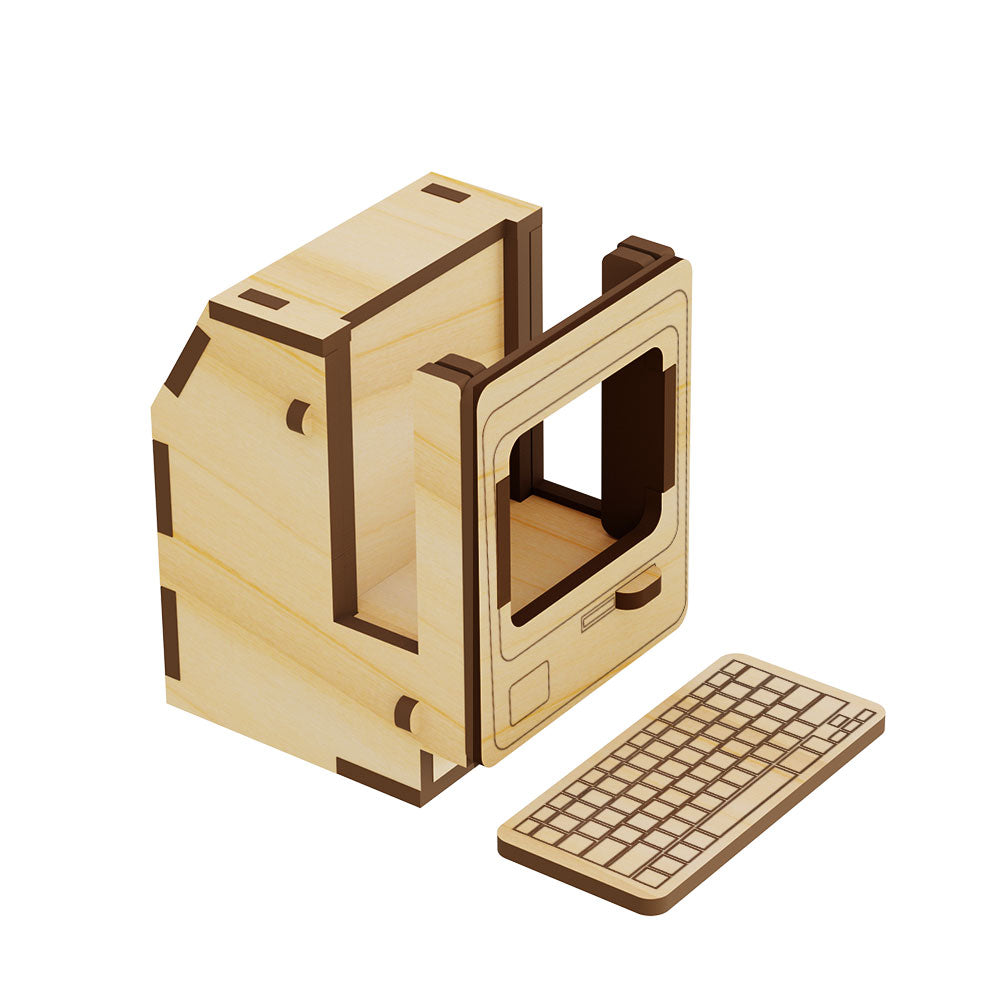 Retro Computer Electronic Watch Organizer