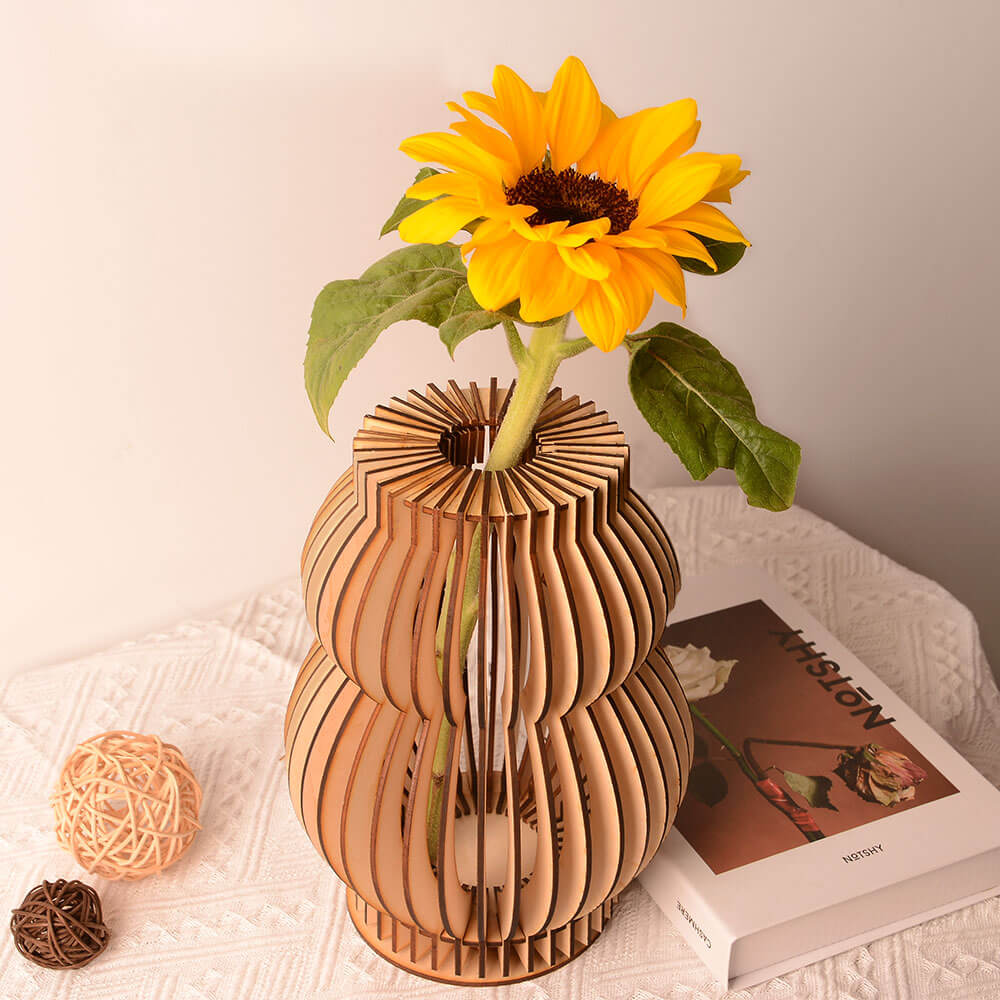 Wooden Assembled Vase 1