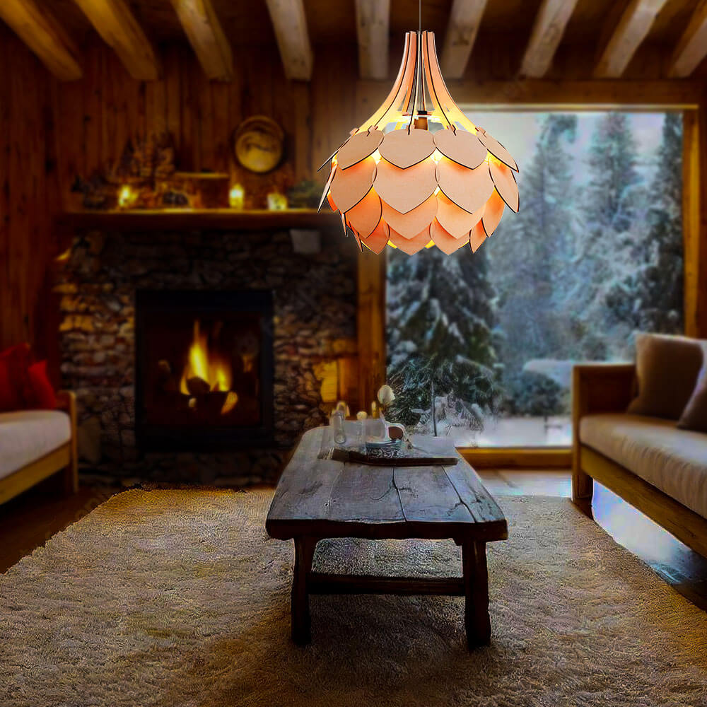 Wooden Assembled Lamp 5