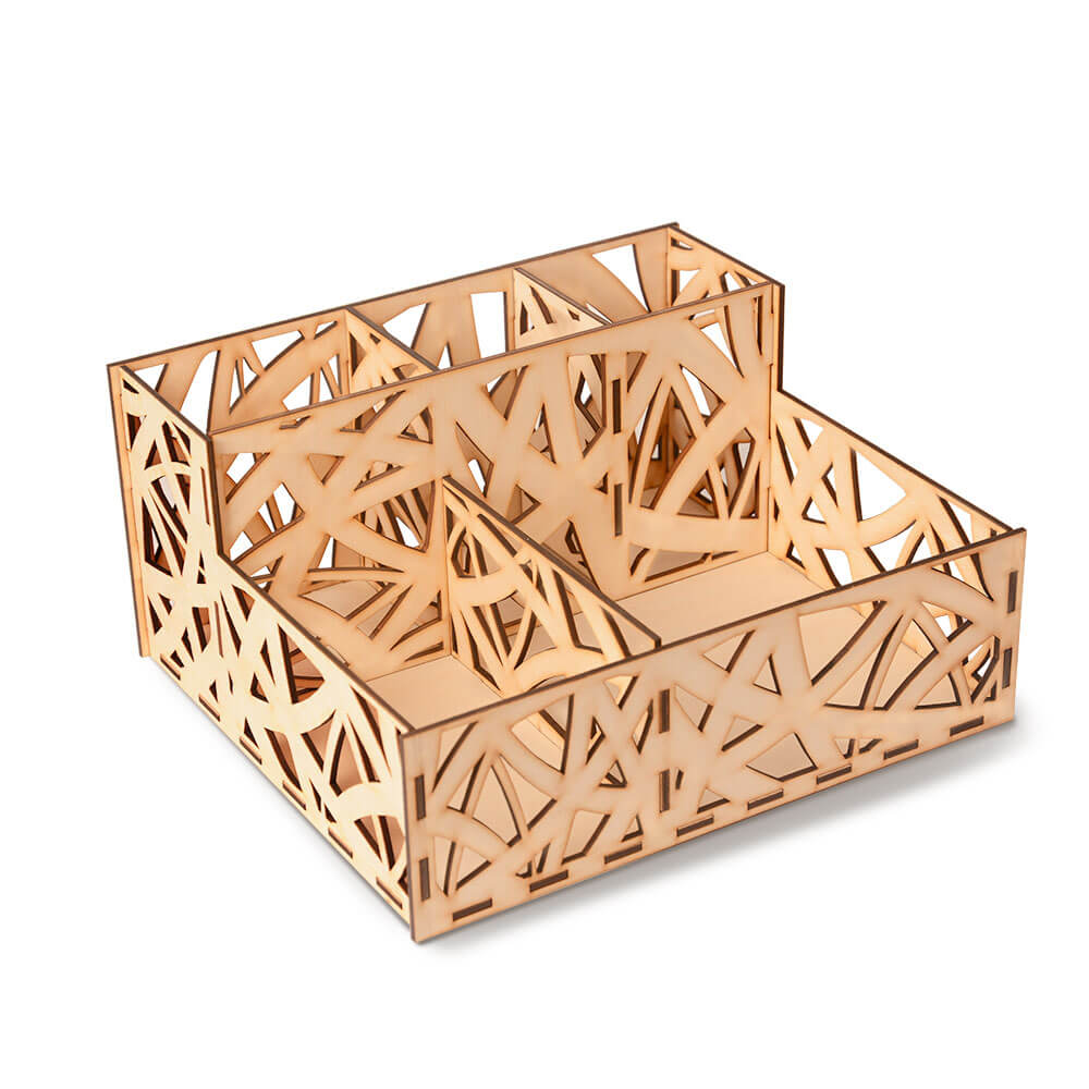 Cutout Desktop Organizer