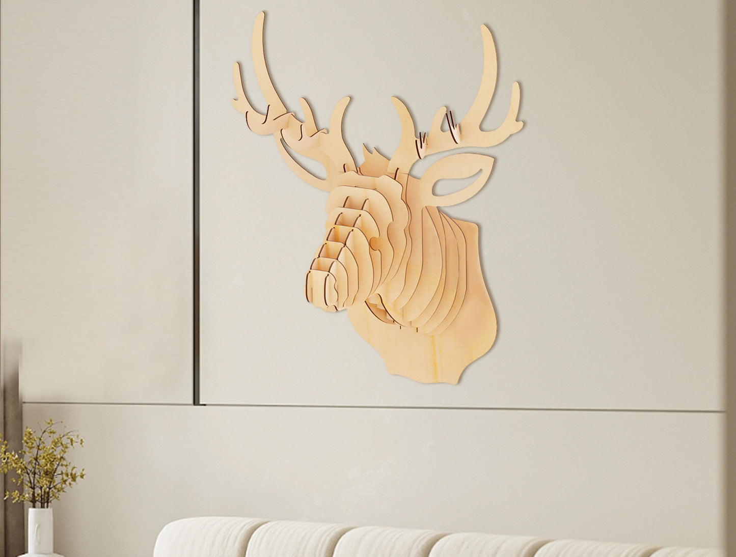 Reindeer Deer Head Hanging Wall Decor