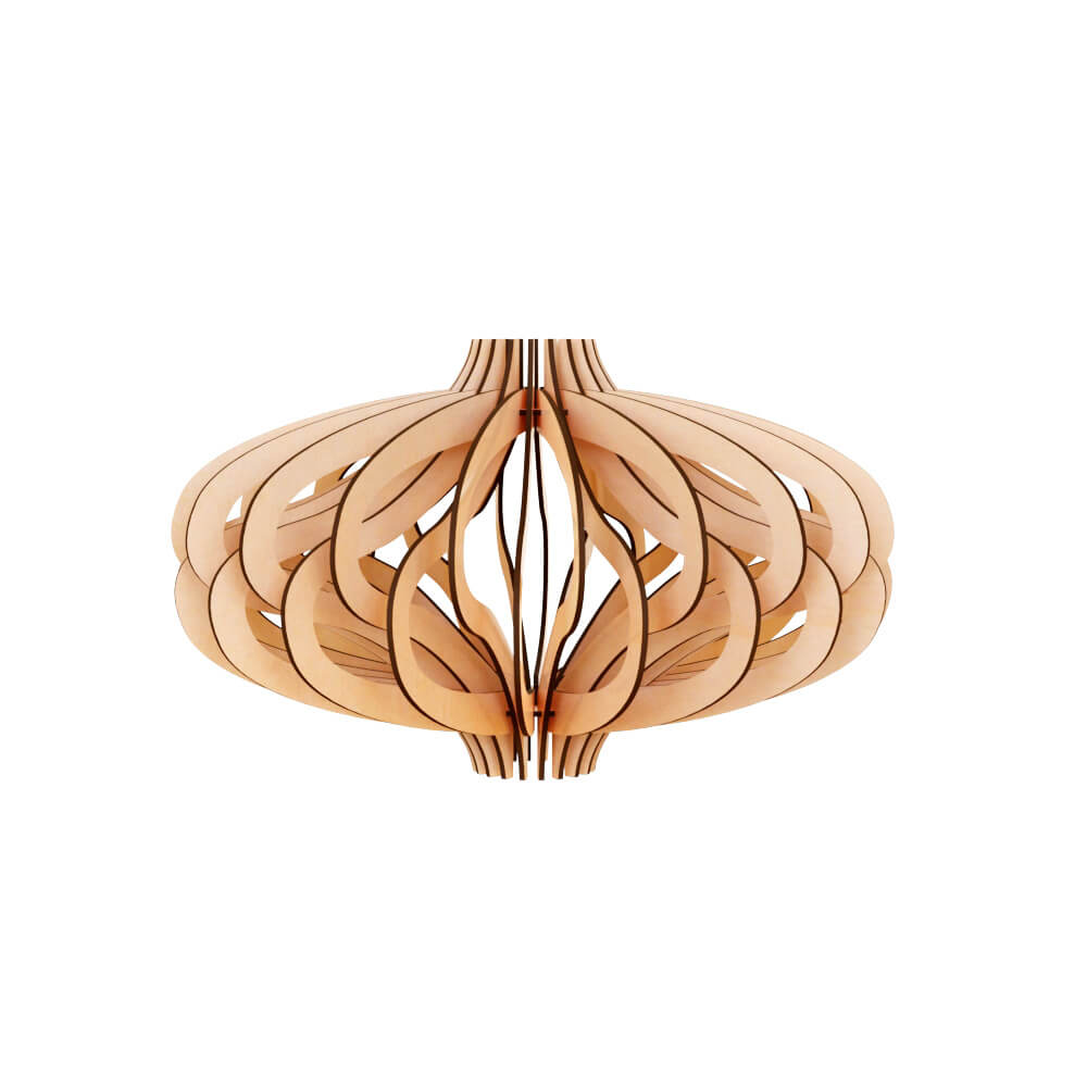 Wooden Assembled Lamp 3