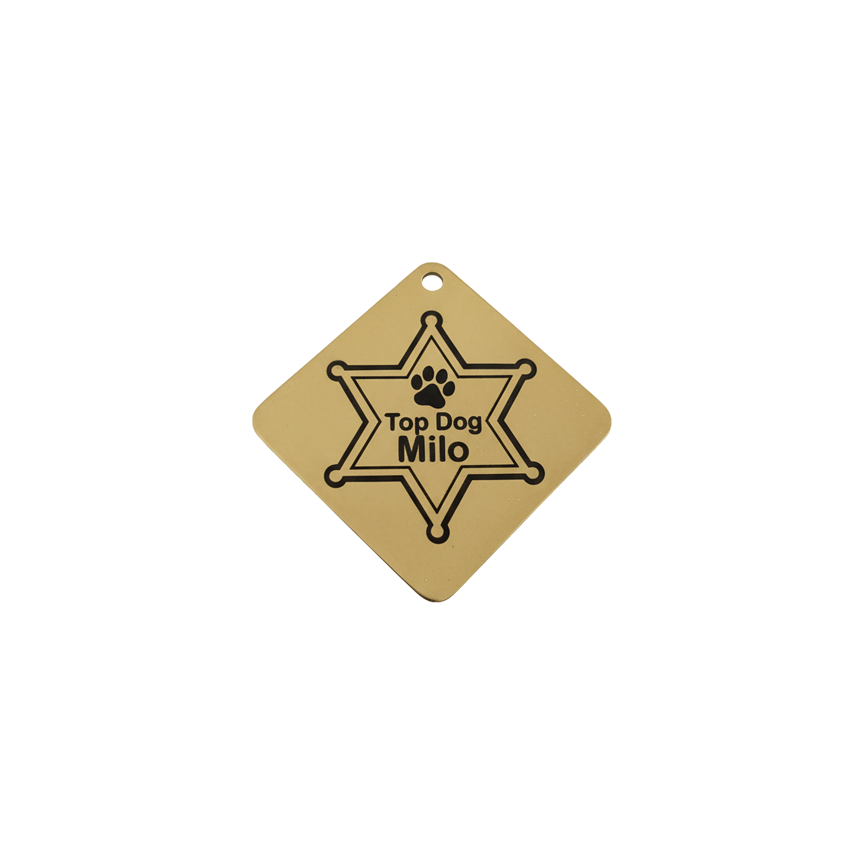 Police Dog K9 Champion Badge