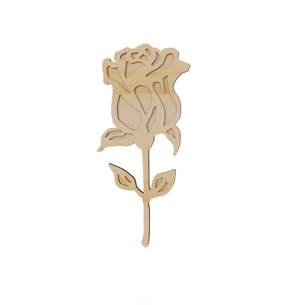 Rose Flower Wooden
