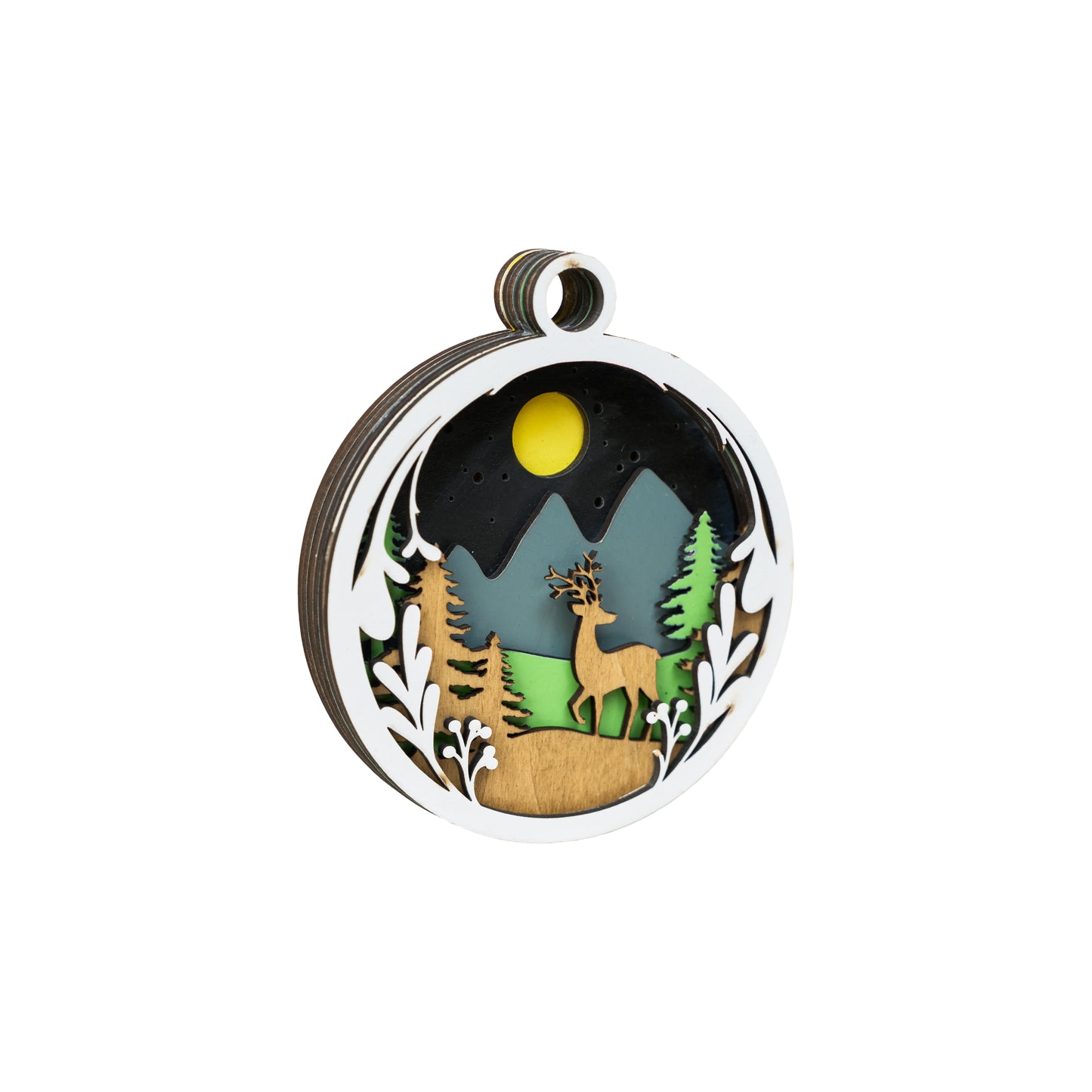 Christmas Layered Decorative Wall Hanging Ornament