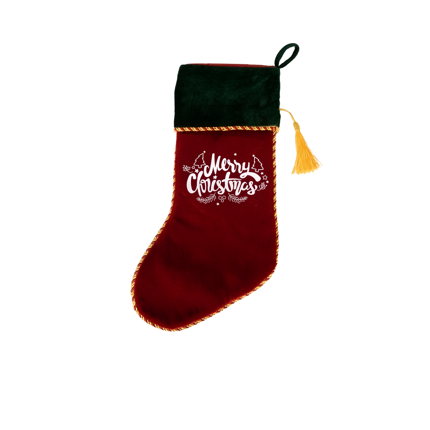 Christmas Stocking Vinyl Heat Transfer Ornament