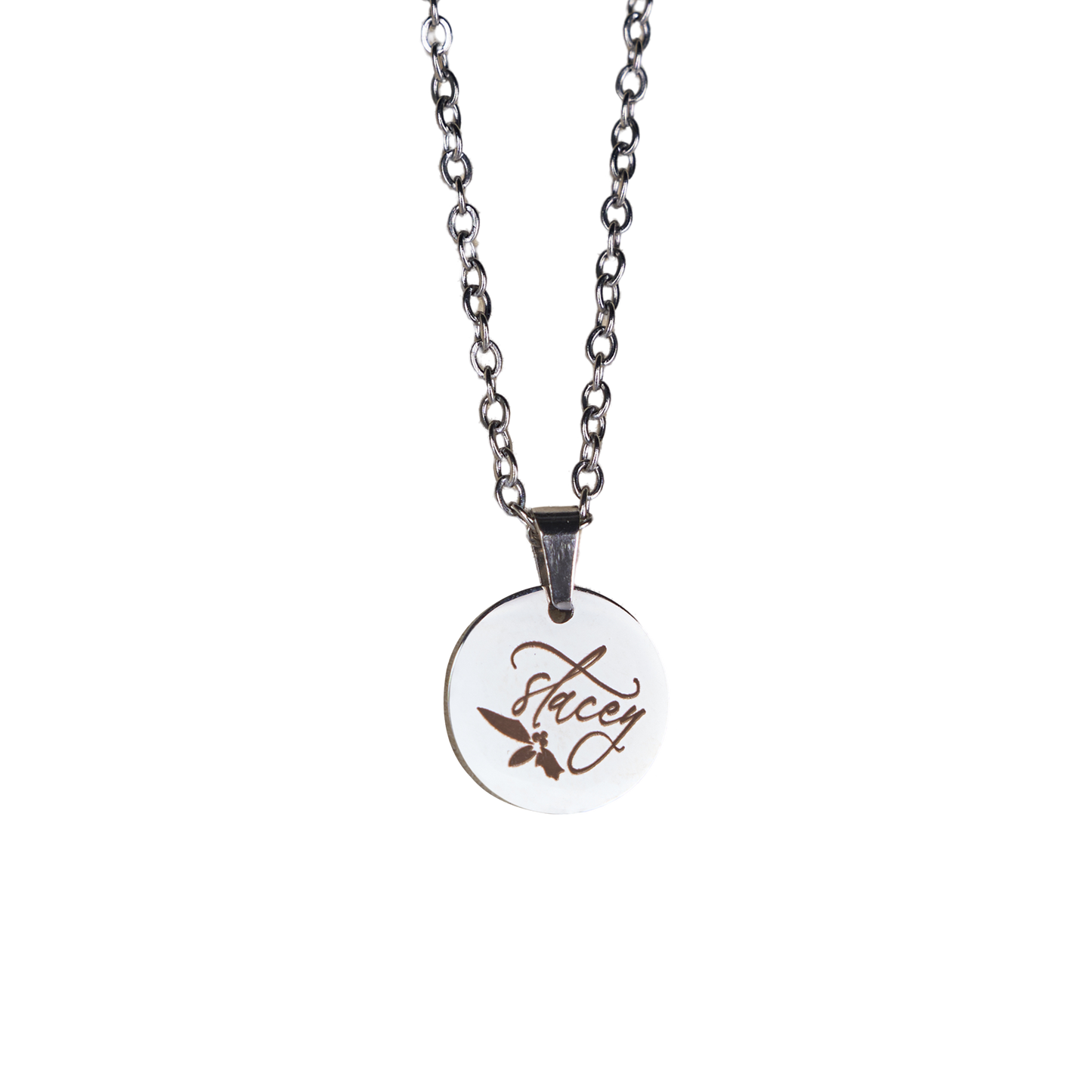 Christmas Themed Customized Name Metal Pendant Engraving