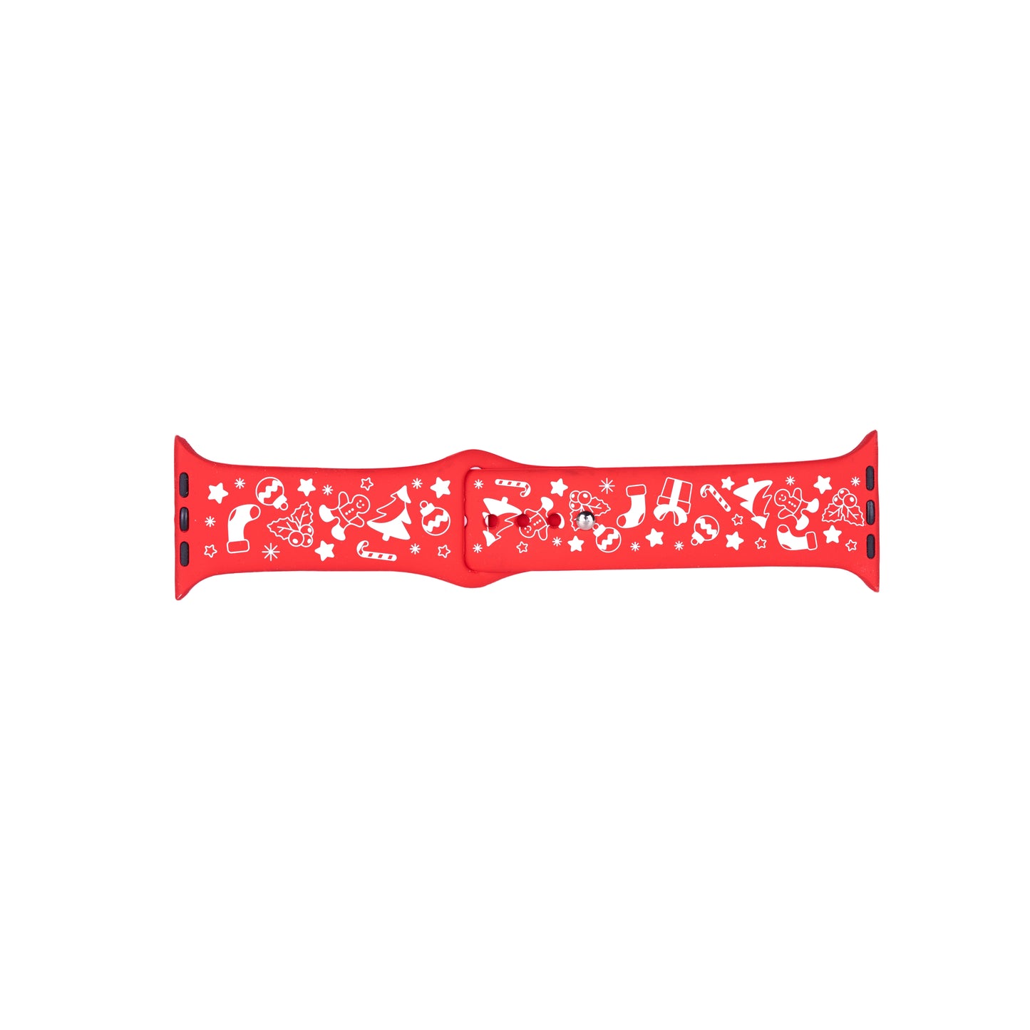 Christmas Themed Watch Band Strap Engraving