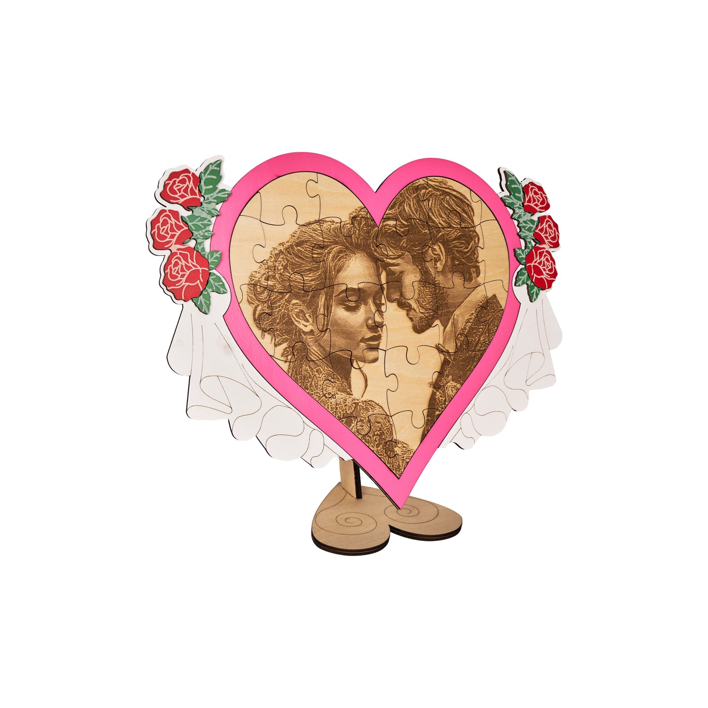 Valentine's Day Themed Puzzle Decoration