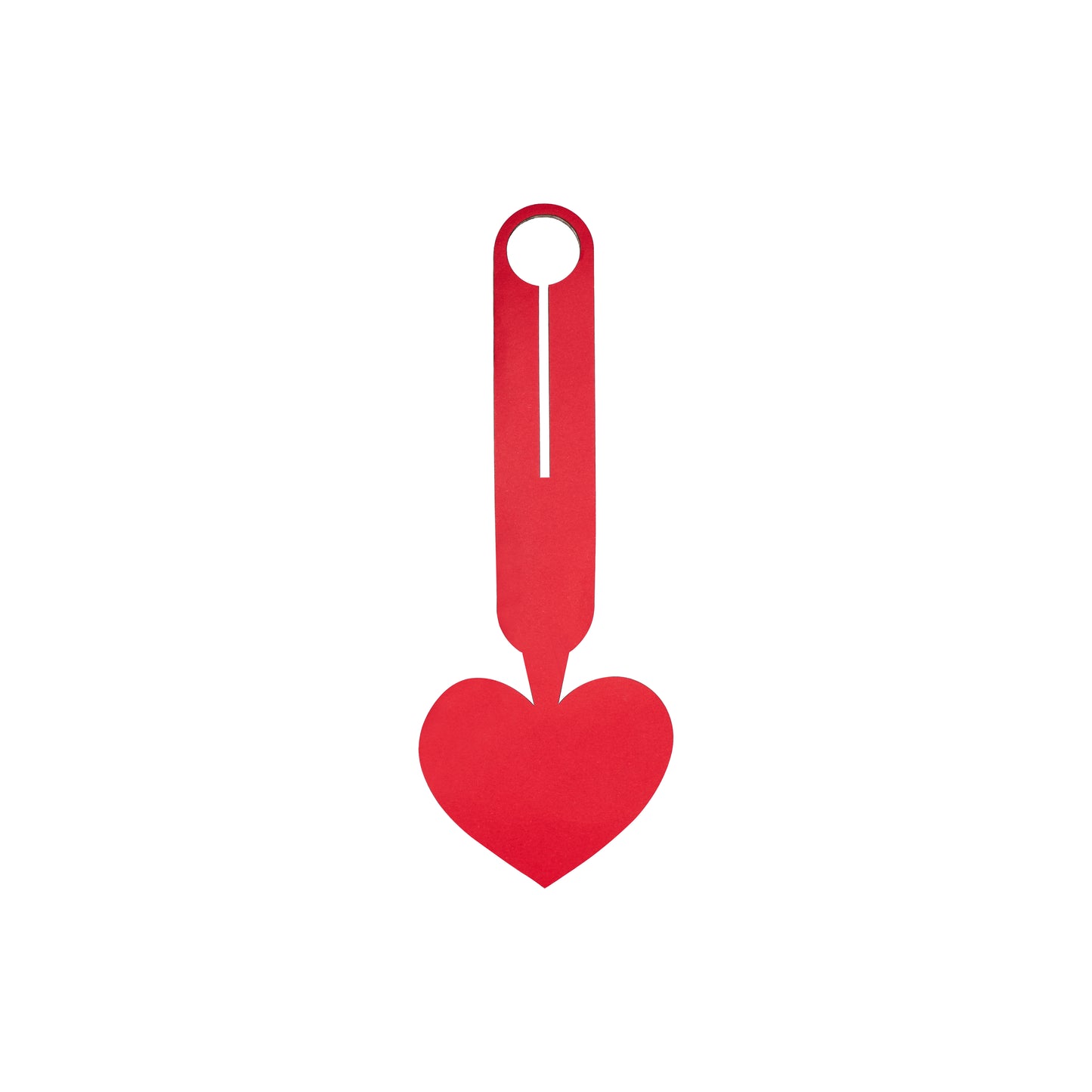 Heart Shaped Leather Suitcase Luggage Tag