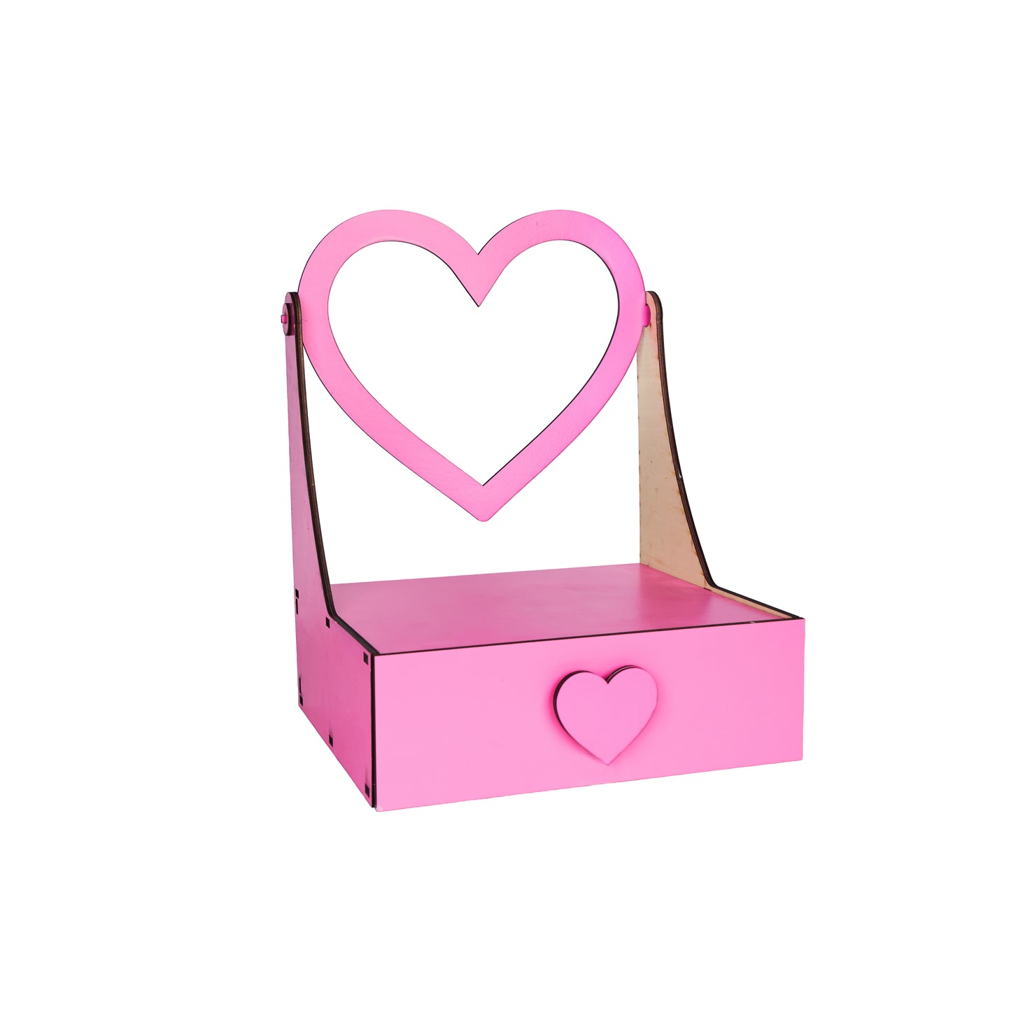 Heart-Shaped Storage Mirror Box