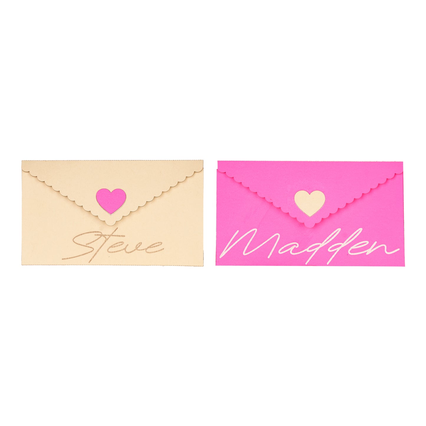 Valentine's Day Themed Couples Name Envelope Sleeve