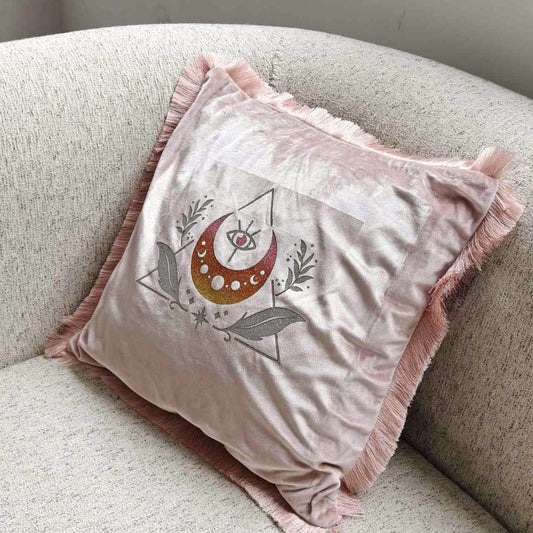 Heat transfer mysticism totem pillow