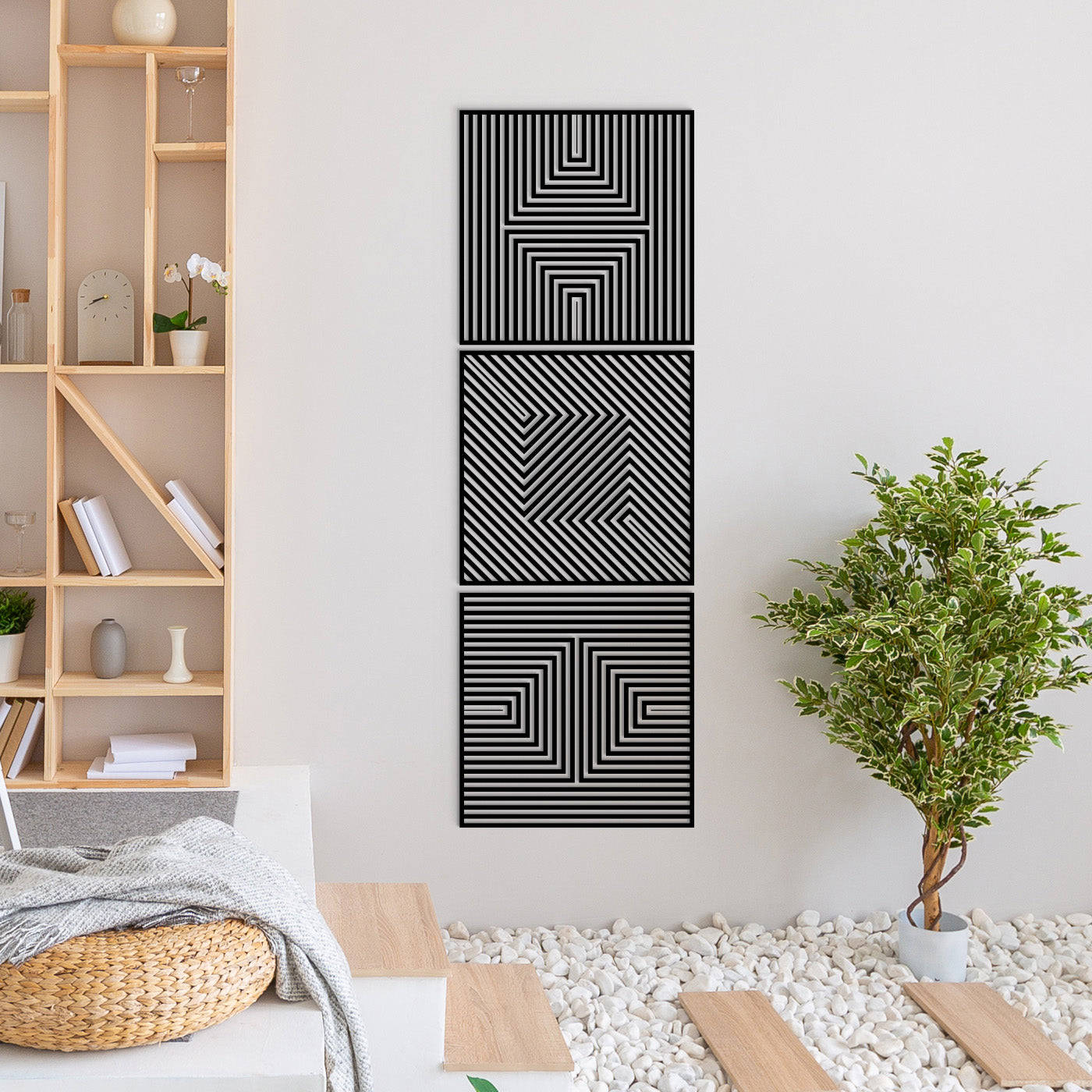 Regular line decorative painting
