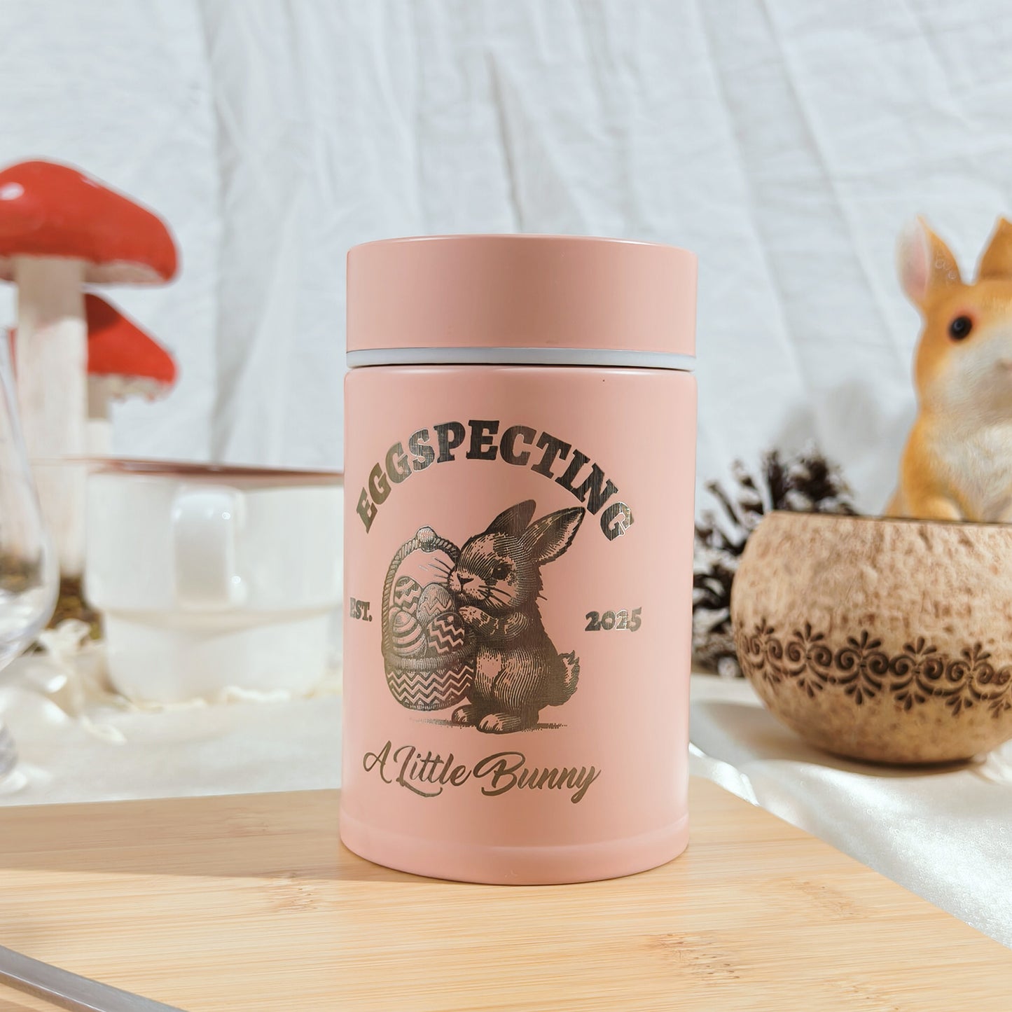 Easter Bunny Pattern Tumbler Engraving