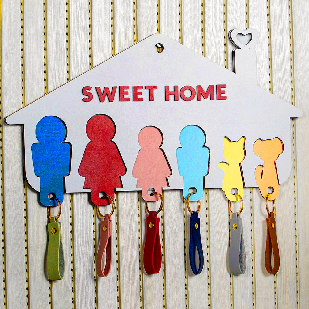 Family Keychain Holder 01
