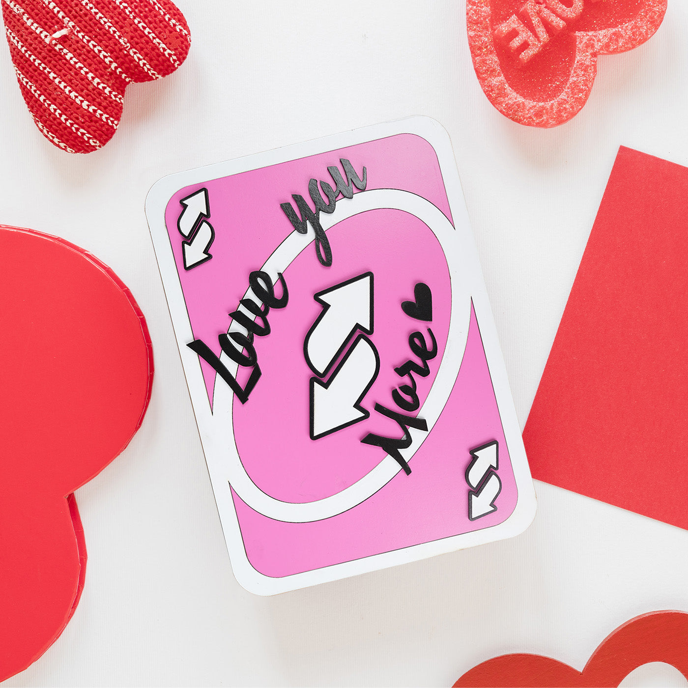 Valentine's Day Uno Love Ornament