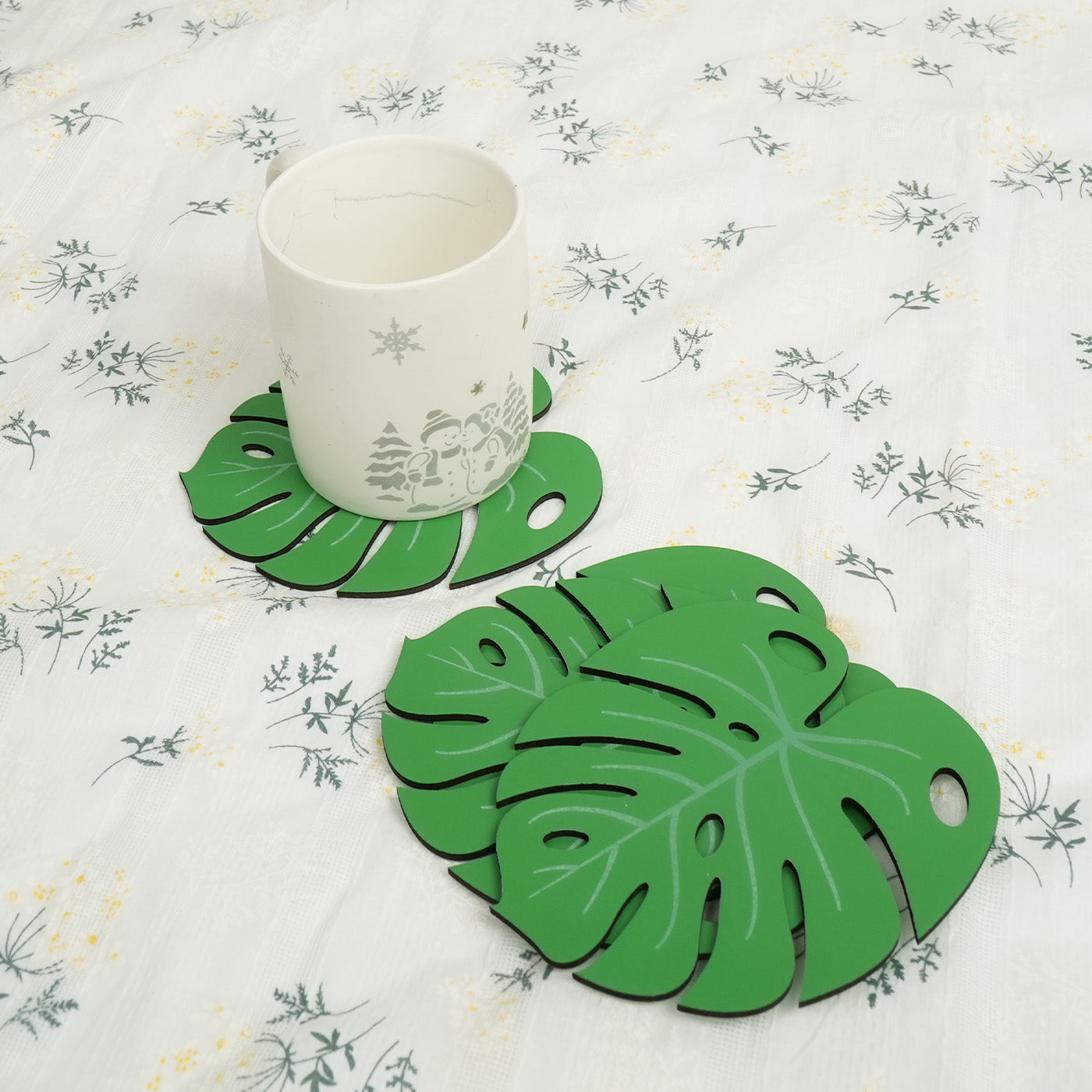 Swiss Cheese Plant Coaster