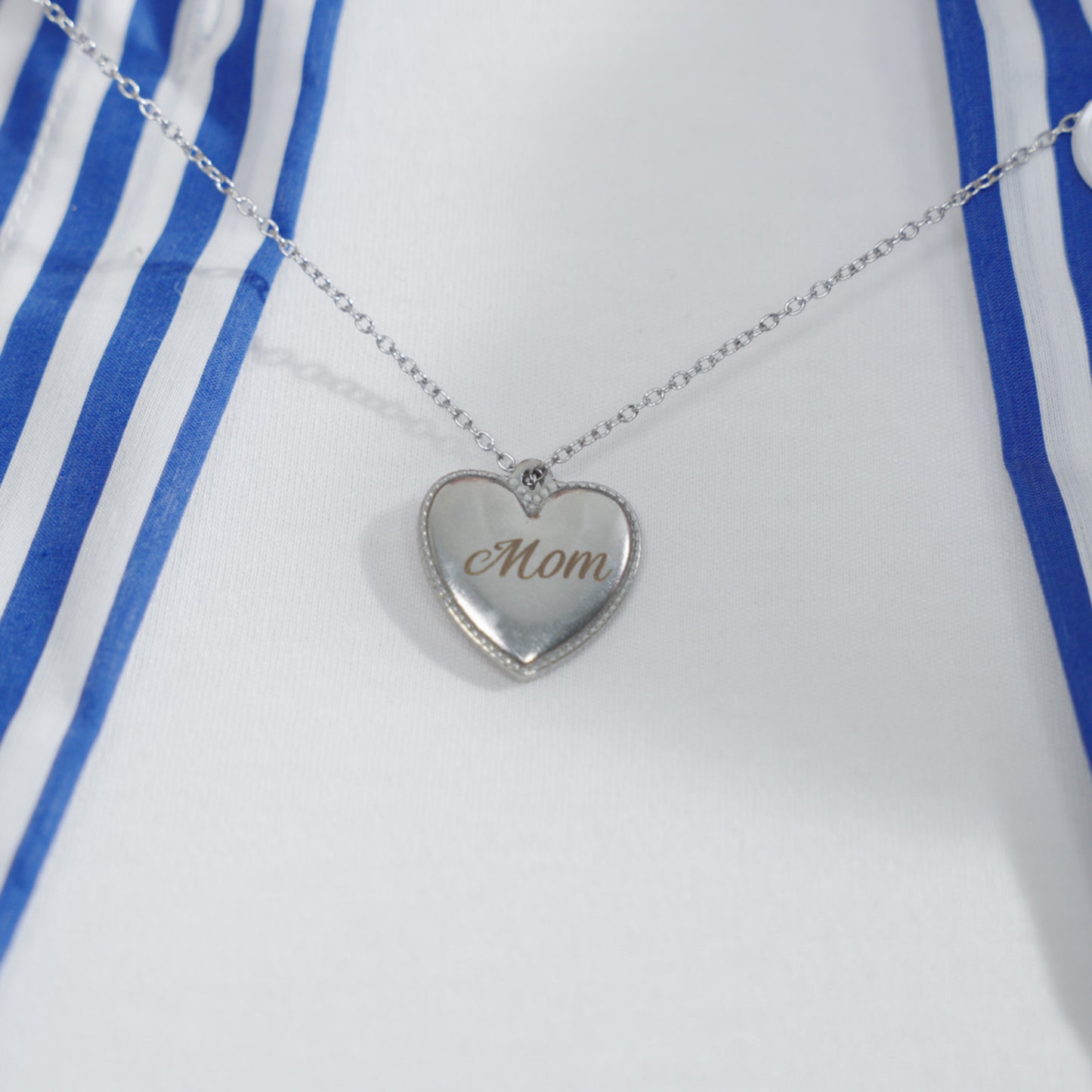 Mother's Day Necklace Pendant Engraving