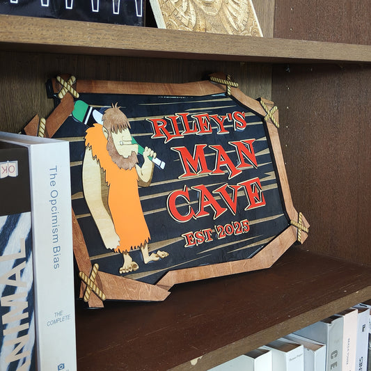 Man cave fun room sign