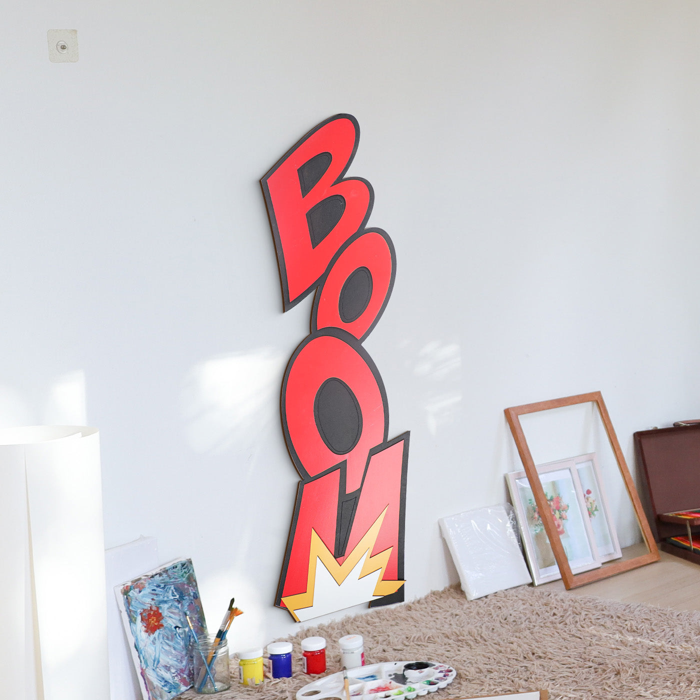 Wooden Explosion Decoration