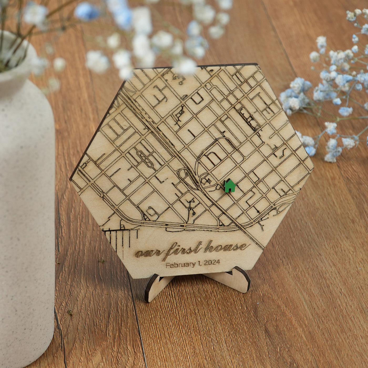 Property Address GPS Map Sign