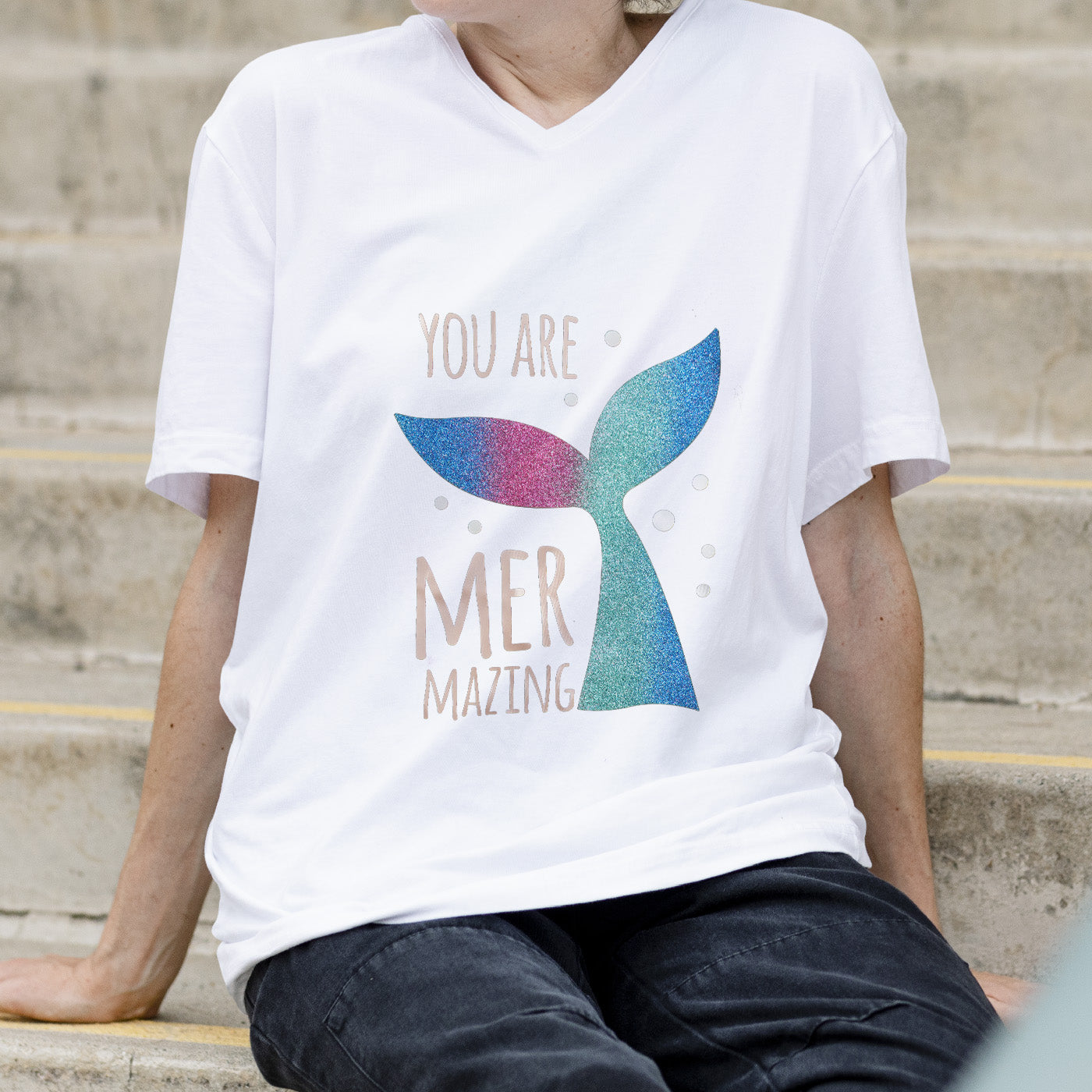 Mermaid Heat transfer vinyl design pattern