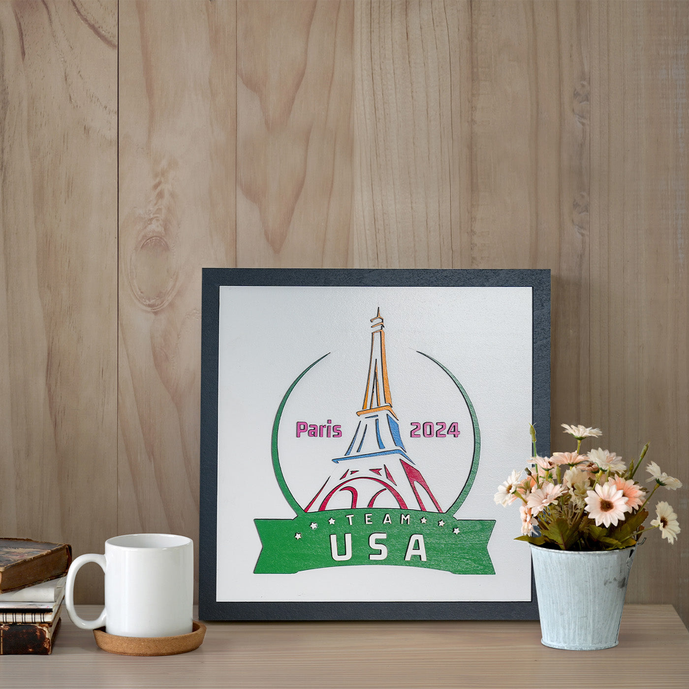 Wooden Eiffel Tower Collage