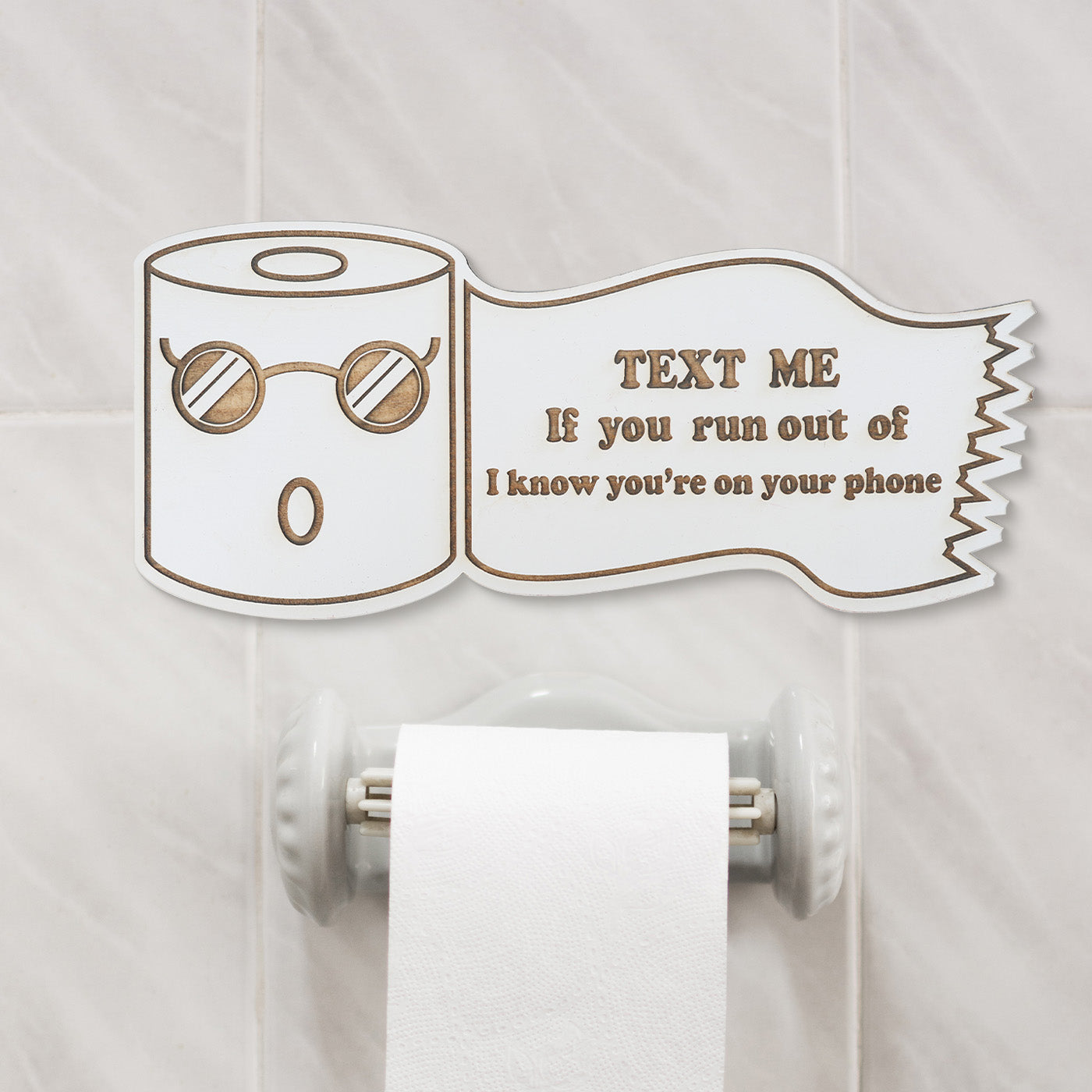 Paper towel reminder sign