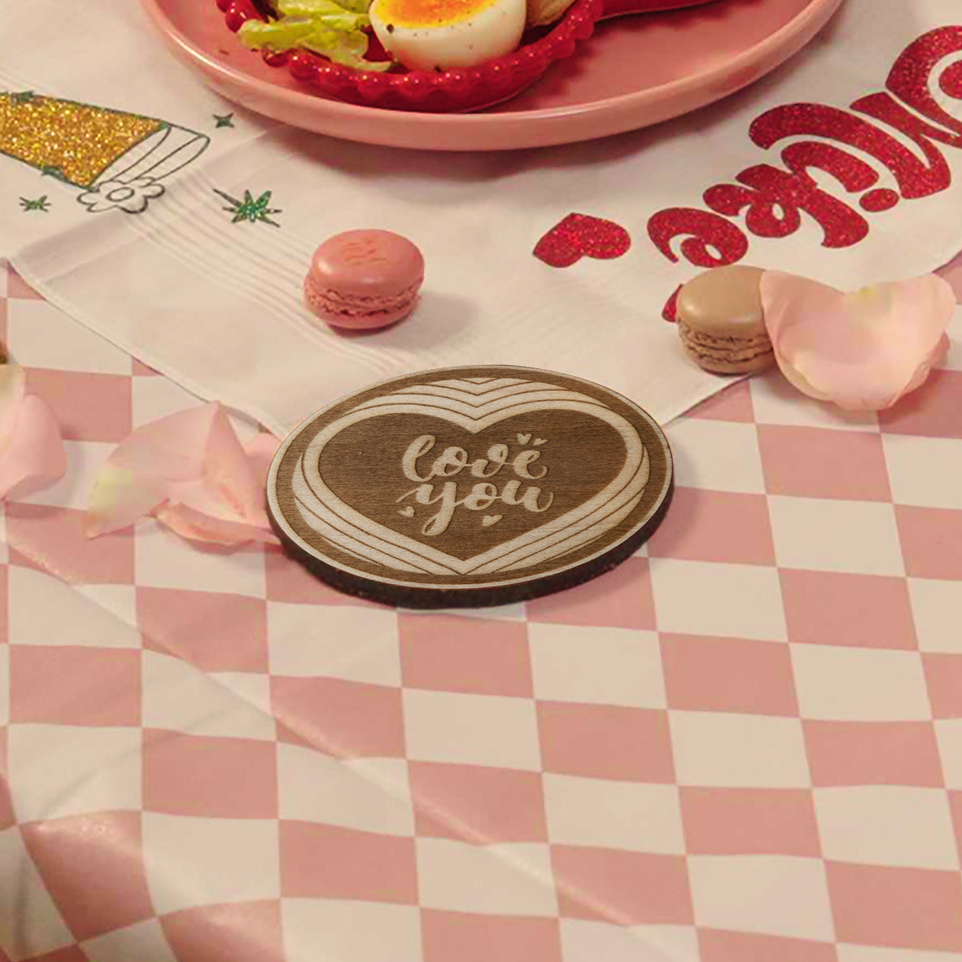 Valentine's Day Heart Coasters