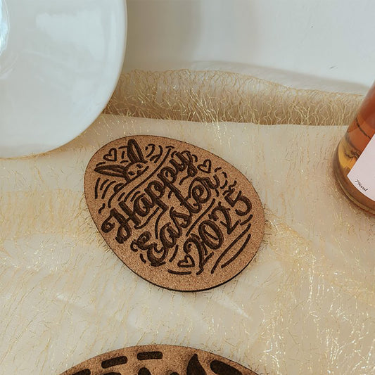 Easter Egg Cork Coasters