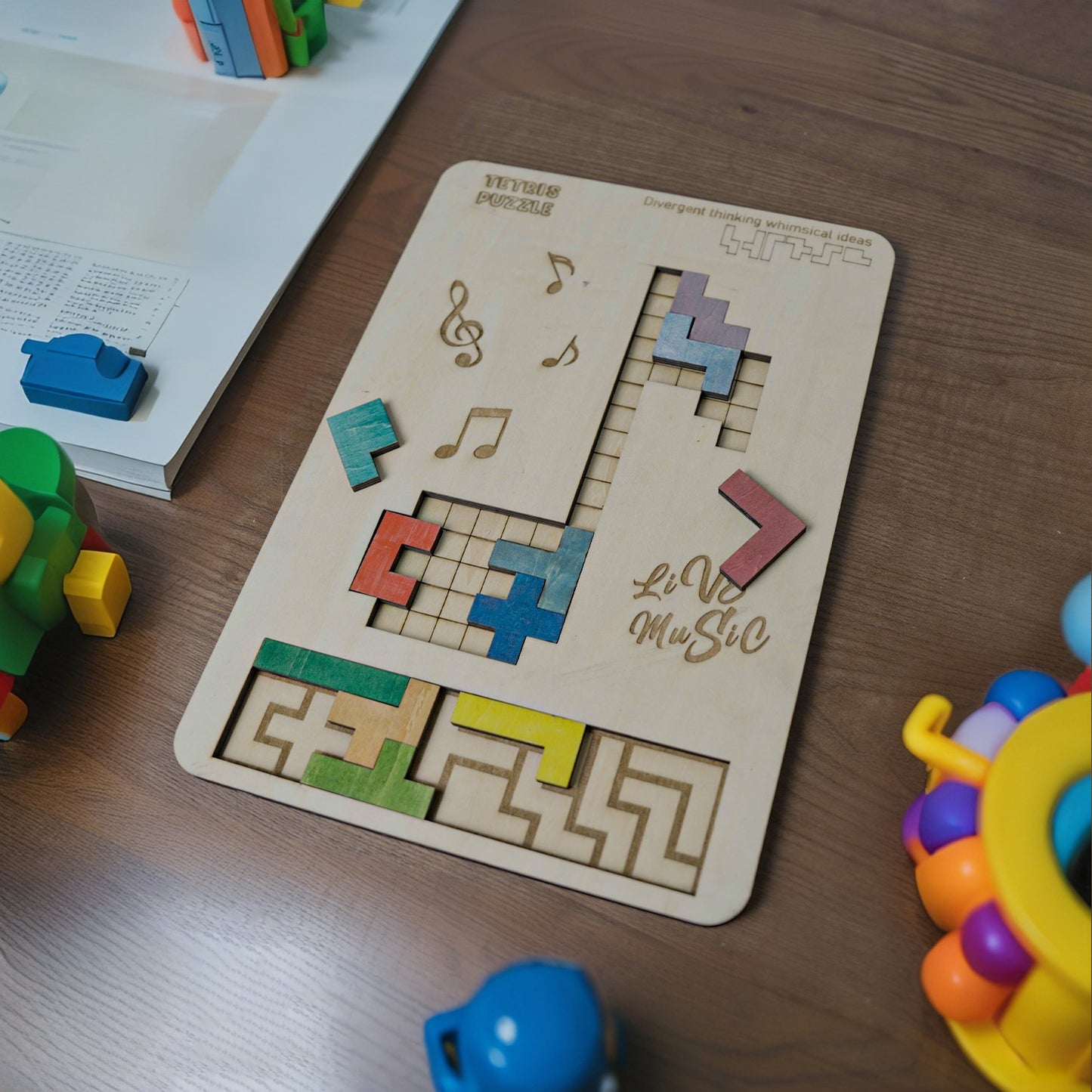 Early Education Music Note Puzzle Toy