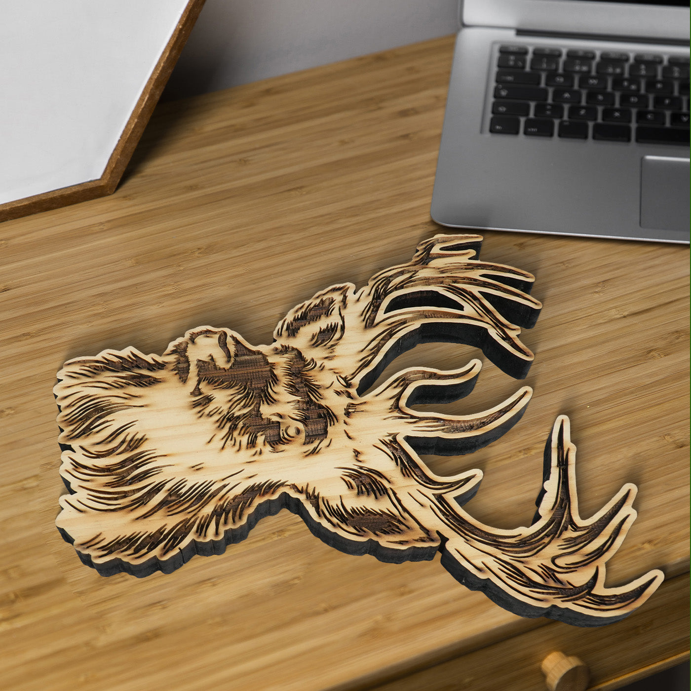 Deer 3D Deep Engraving Pattern