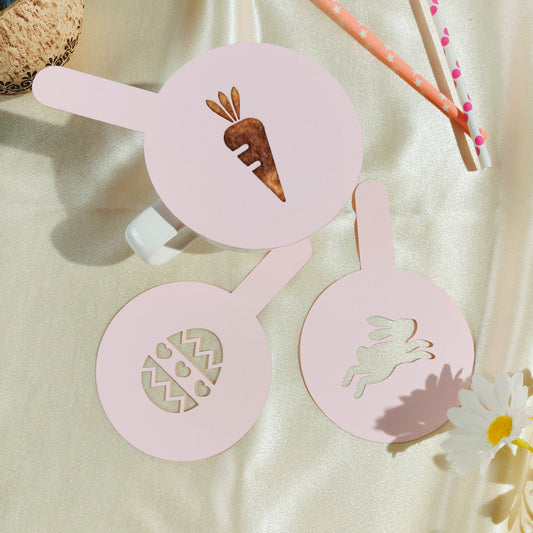 Easter Latte Art Stencil Filter