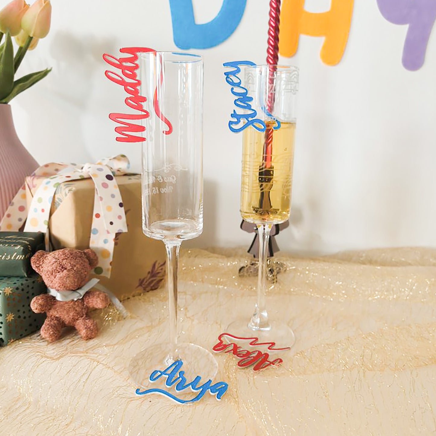 Acrylic Name Tag Label