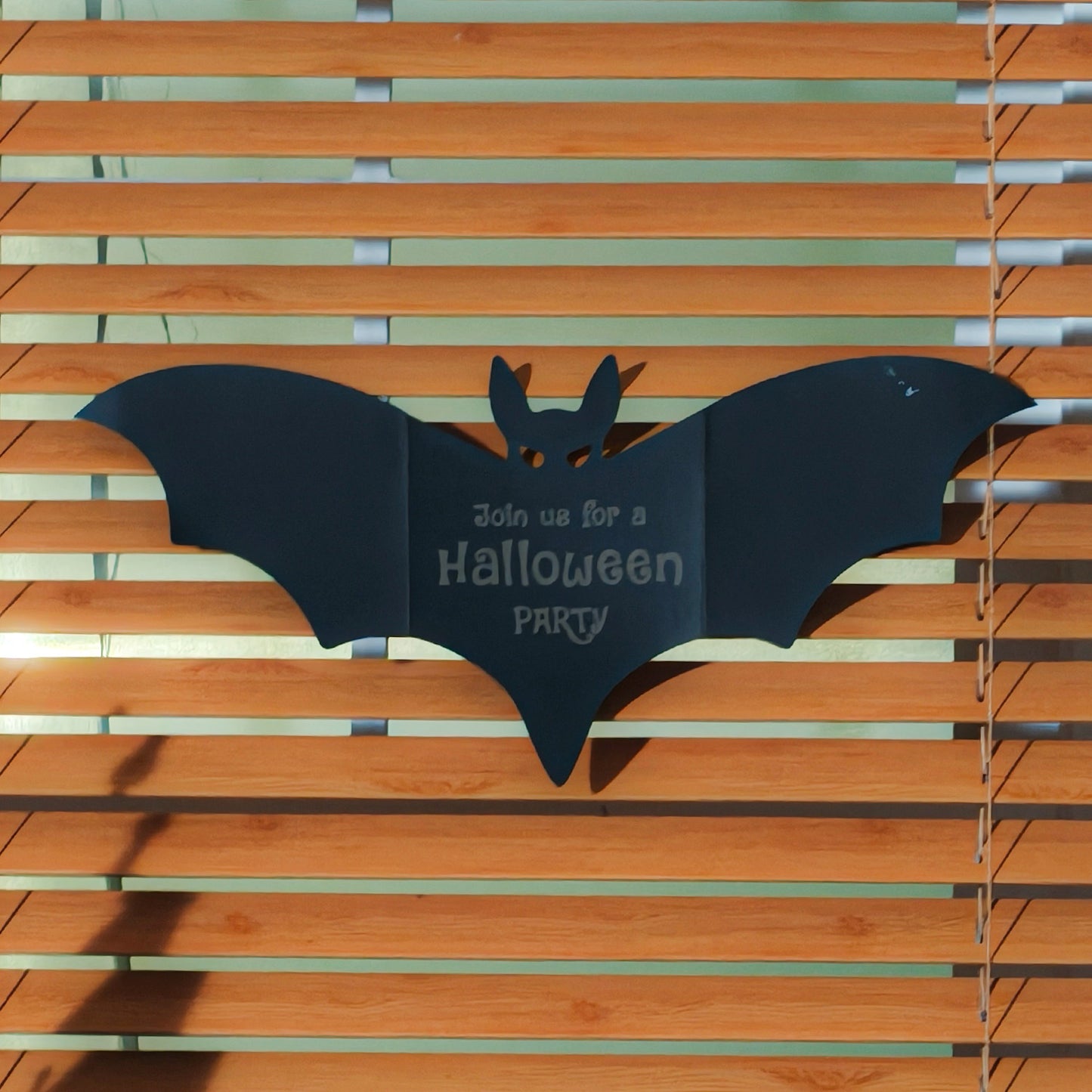 Halloween Bat Greeting Card