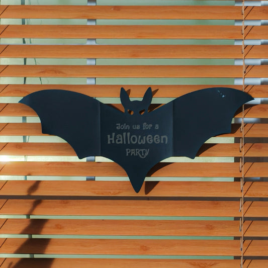 Halloween Bat Greeting Card