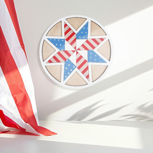 Independence Day Geometric Wall Hanging Decoration