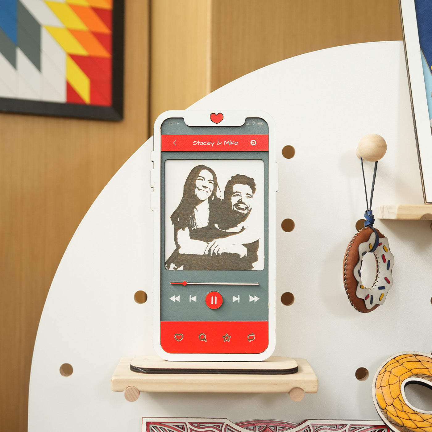 Valentine's Day Music Player Ornament