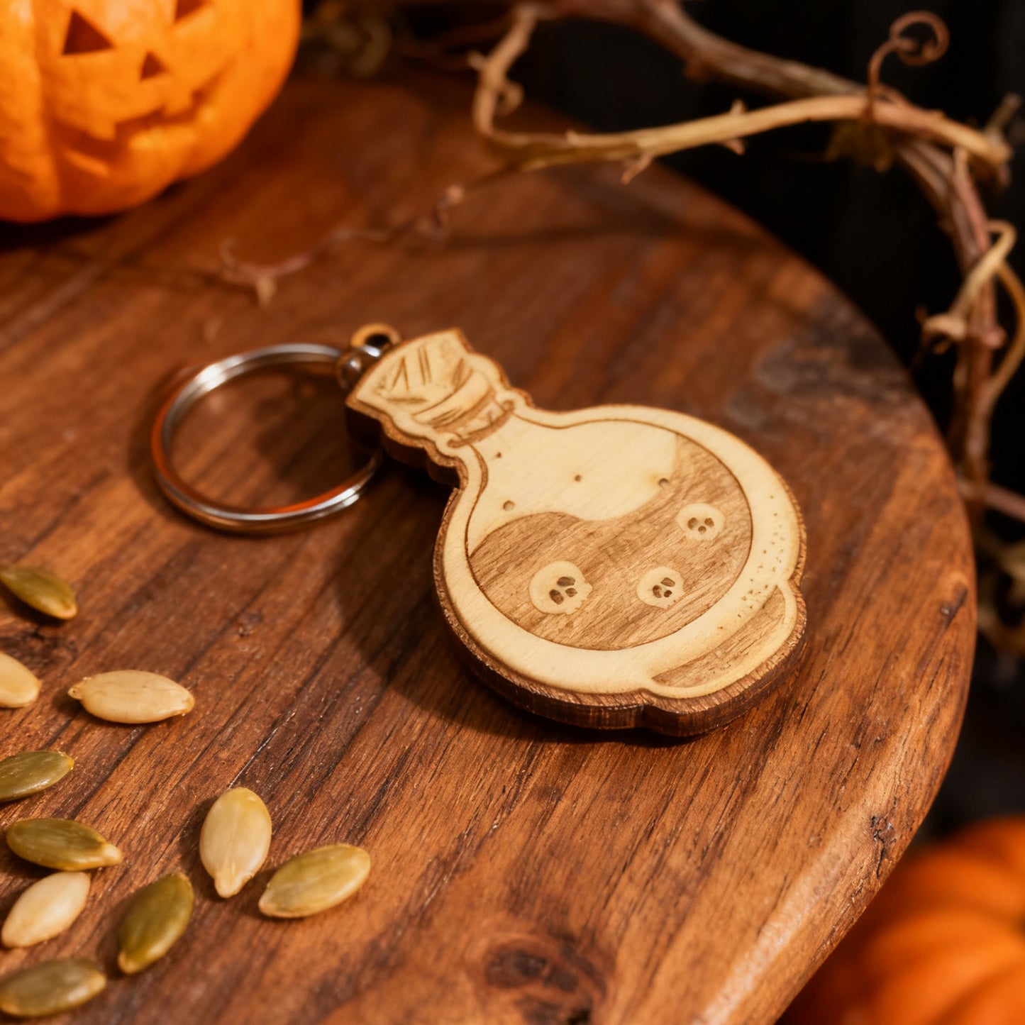 Halloween Magic Potion Keychain