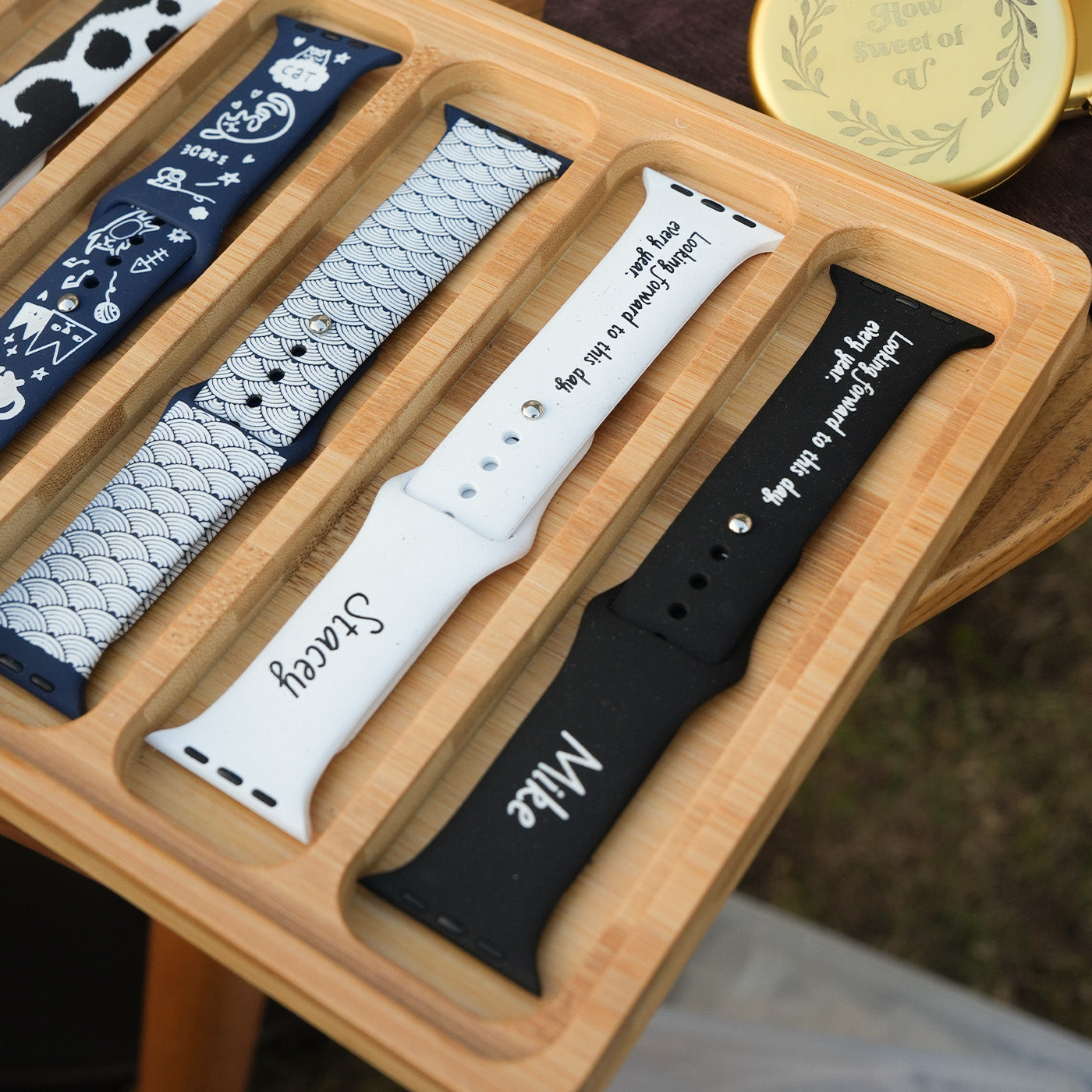 Valentine's Day Couple's Watch Strap Engraving